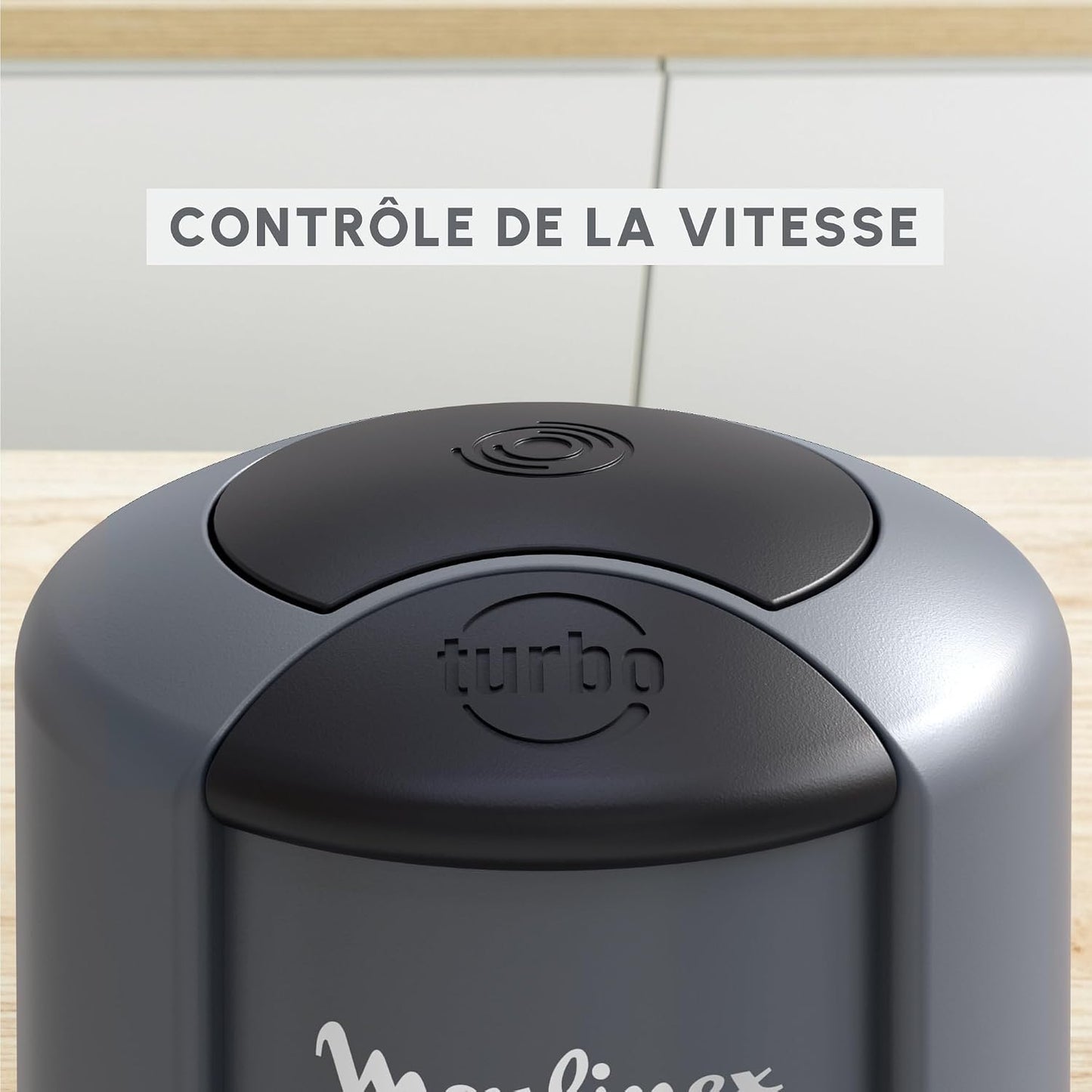 Moulinex Multi Moulinette Electric Chopper 500W 500ml 2 Speed Grey AT711B10