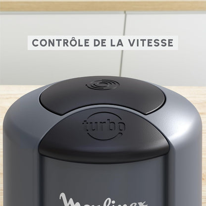 Moulinex Multi Moulinette Electric Chopper 500W 500ml 2 Speed Grey AT711B10