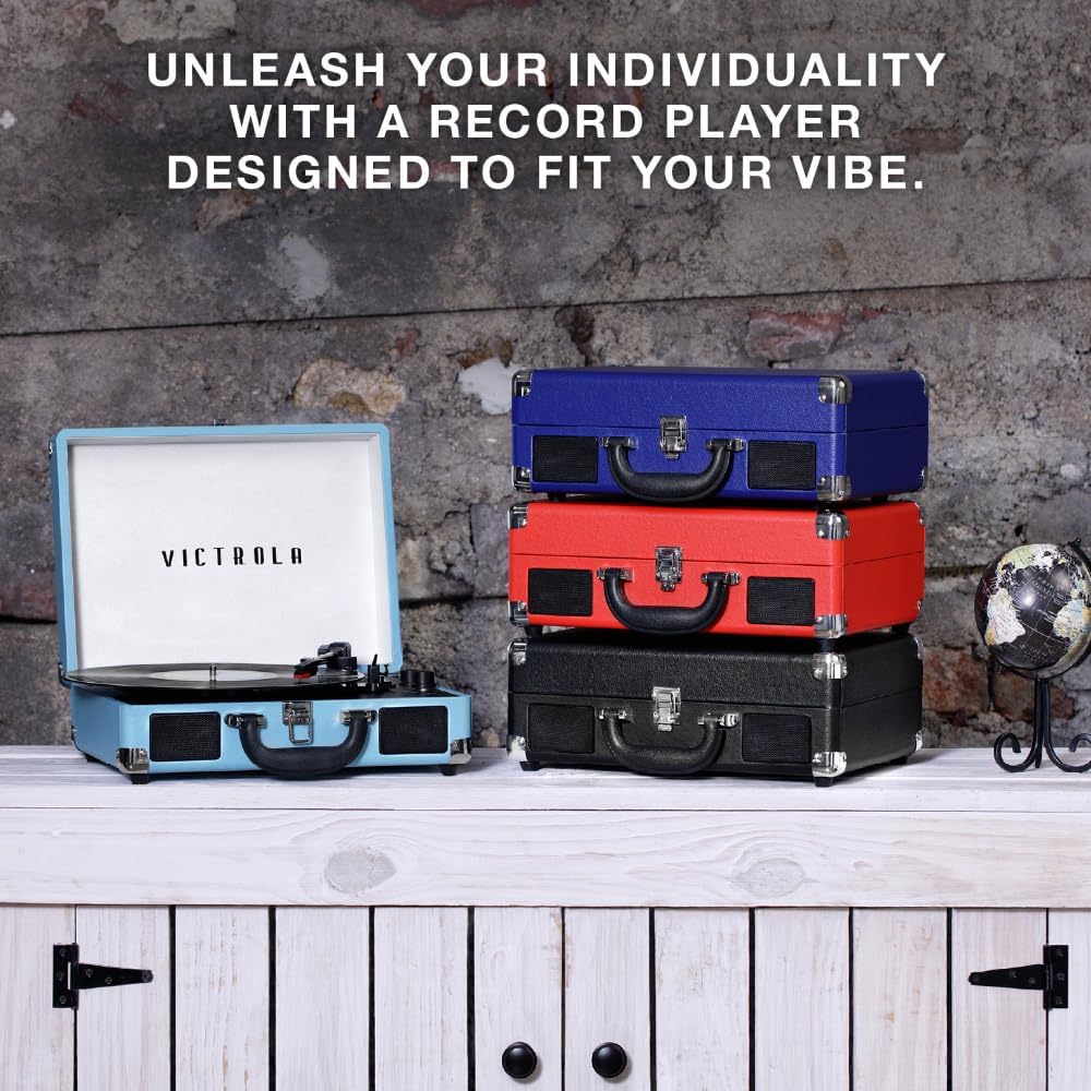 Victrola Journey Bluetooth Portable Turntable with Built-in Speakers