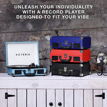 Victrola Journey Bluetooth Portable Turntable with Built-in Speakers