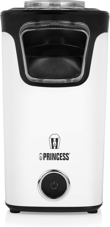 Princess 1100W Hot Air Popcorn Maker with Transparent Lid