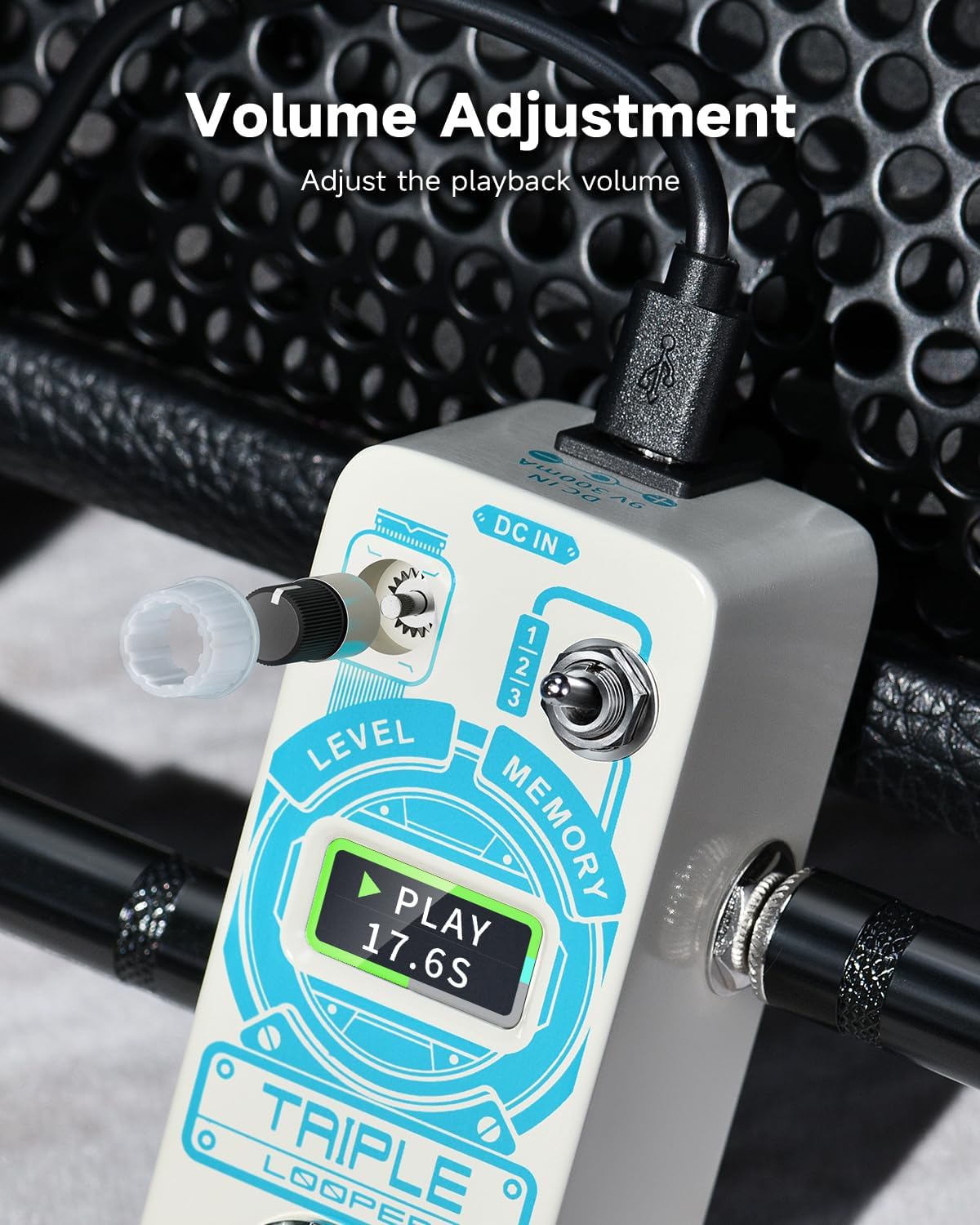 Donner Triple Looper Guitar Effects Pedal