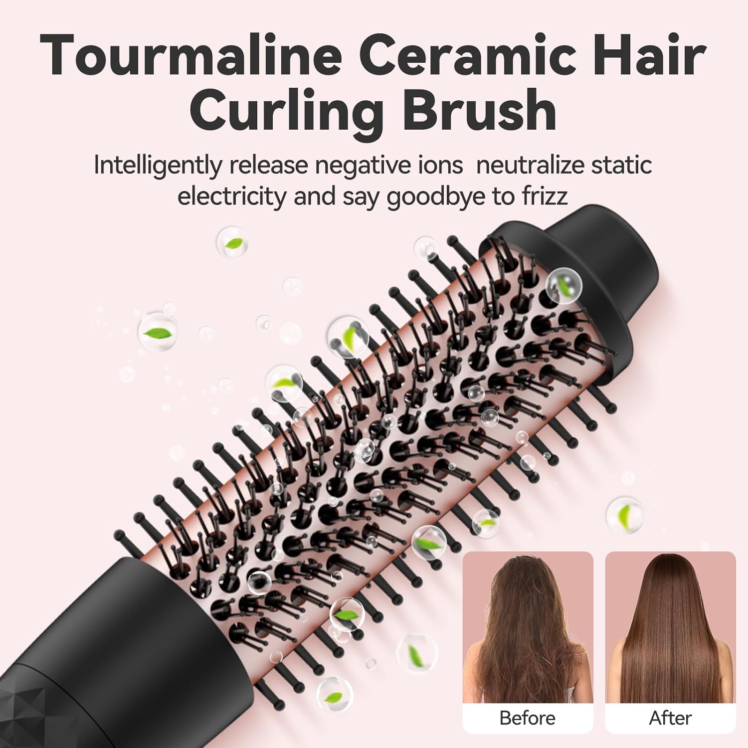 MAX-T 5-in-1 Interchangeable Curling Wand Set with Ceramic Tourmaline Barrels