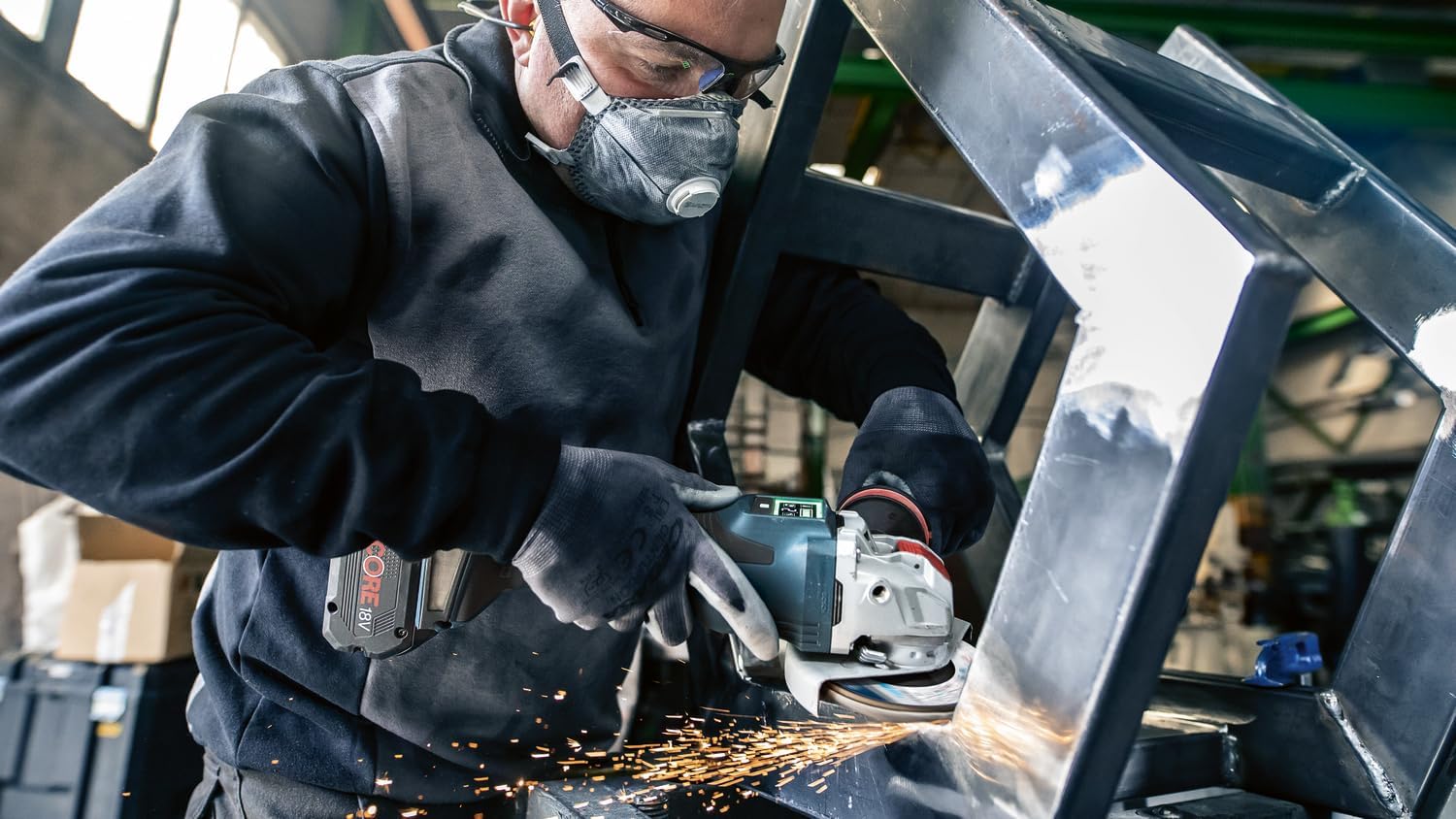 Bosch Professional X-LOCK 125mm Angled Flap Disc for Metal Grinders