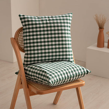 GAMUSI Gichy Plaid 45x45cm Cushion Covers Set of 2