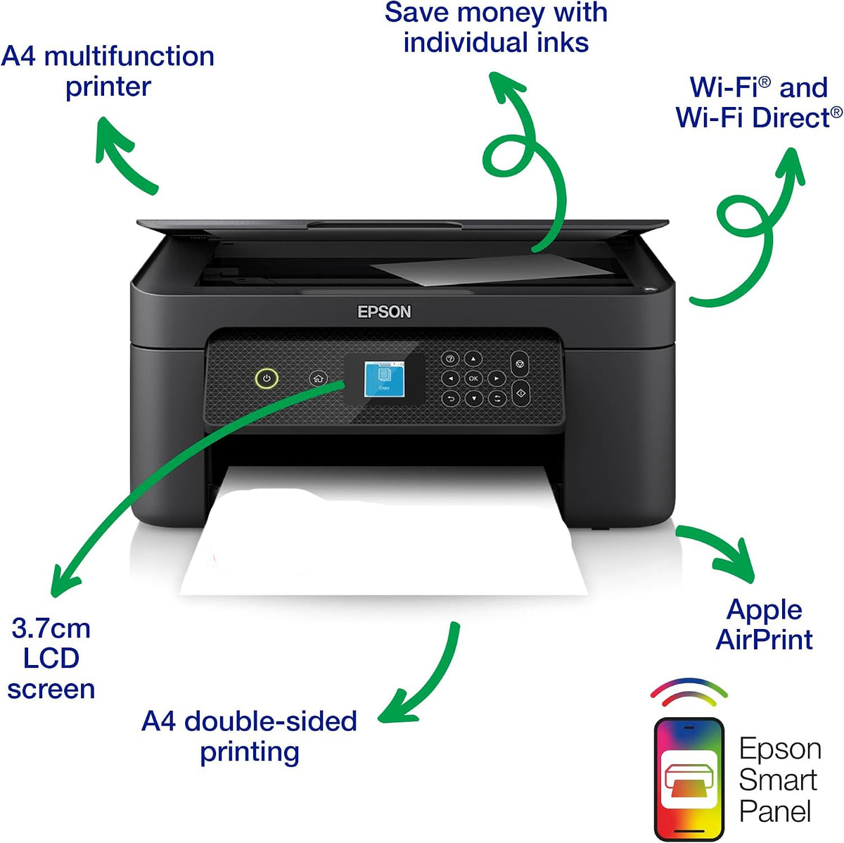 Epson Expression Home 3-in-1 Inkjet Printer