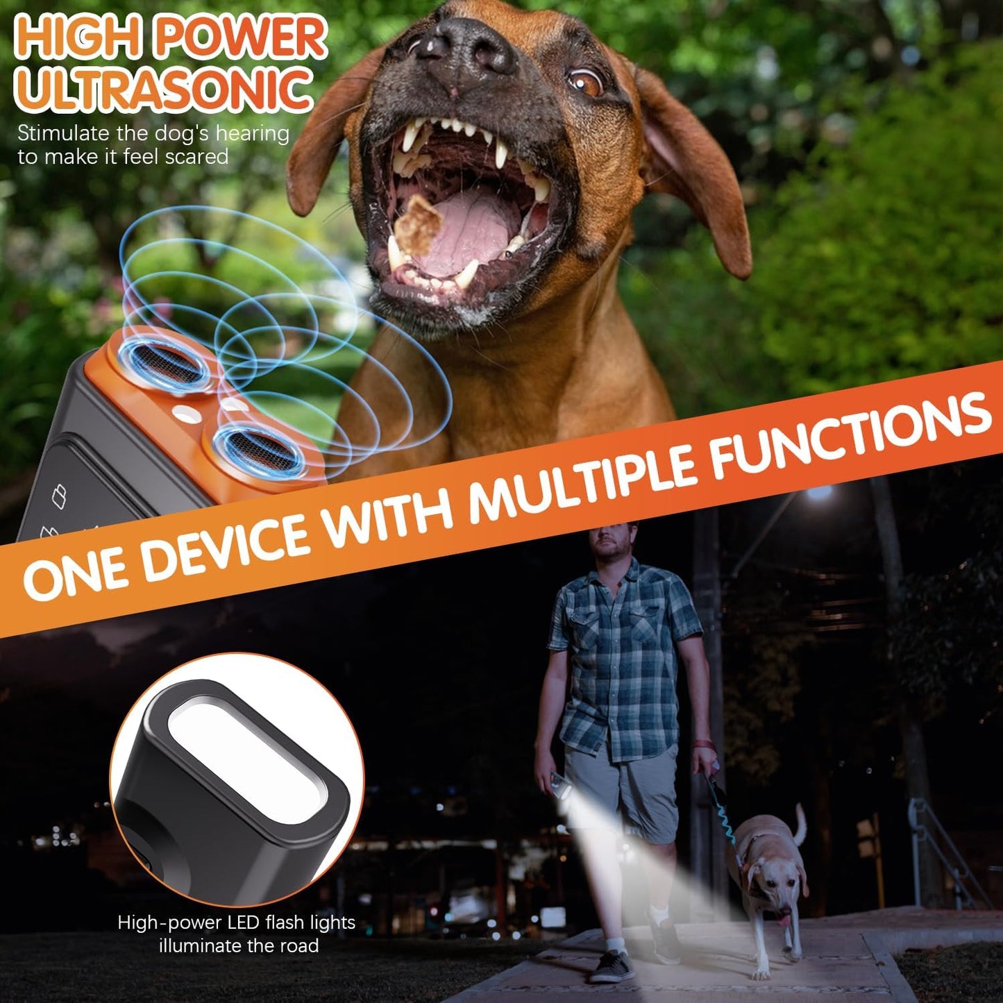 Ultrasonic Trainer Dog Trainer Dog Bark Deterrent Device