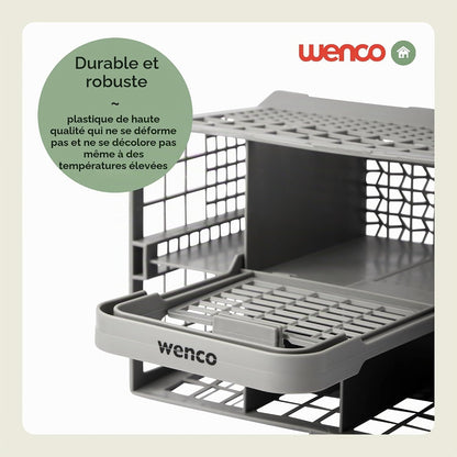 Wenco Dishwasher Cutlery Basket 7 Compartments Grey