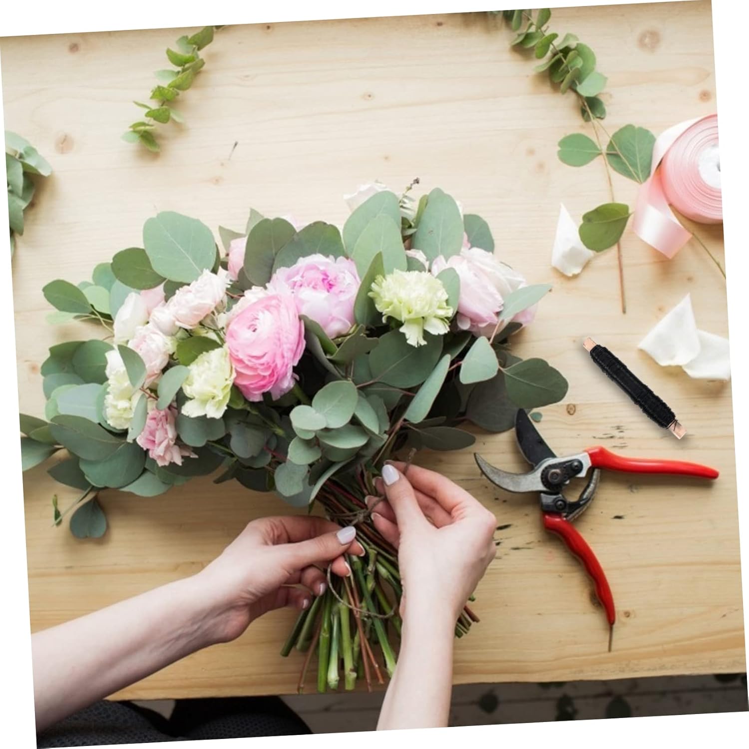 BESPORTBLE 3-Piece Floral Iron Wire Set for DIY Bouquets