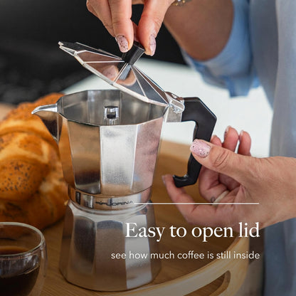 Florina Grande 595906 Espresso Moka Pot 135ml