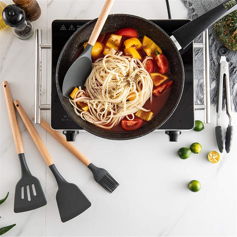 Ulalaza Silicone Kitchen Utensil Set