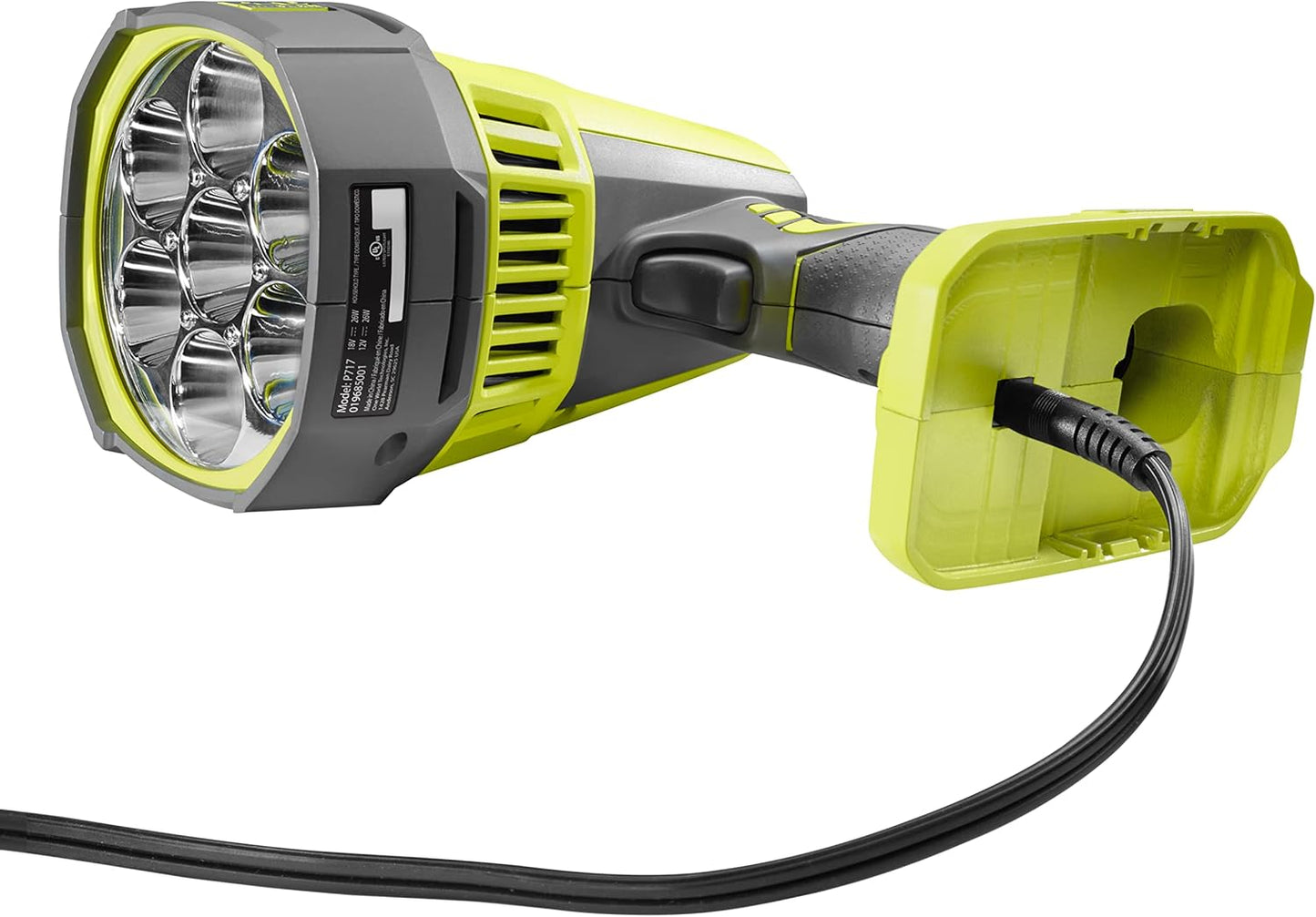 Ryobi One+ 18V Cordless LED Spot Light Hyper Green