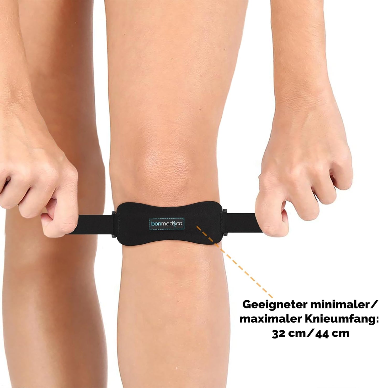 Bonmedico Subteno Adjustable Patella Support Knee Brace for Pain Relief
