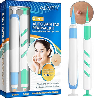 Fast Painless Skin Tag Removal Kit 2‑in‑1 Pens