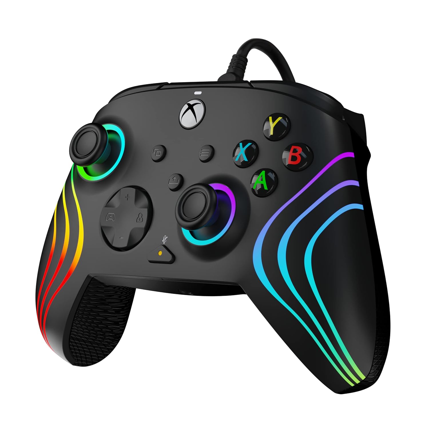 PDP Afterglow Wave Wired Xbox Controller with Custom RGB Lighting