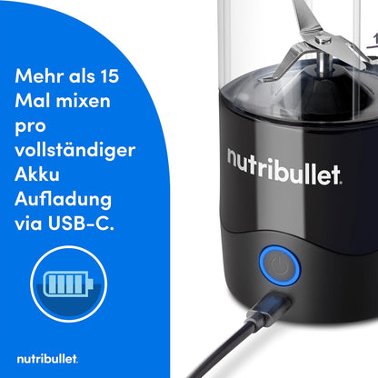 NutriBullet NBP003B Portable Mini Blender 475ml