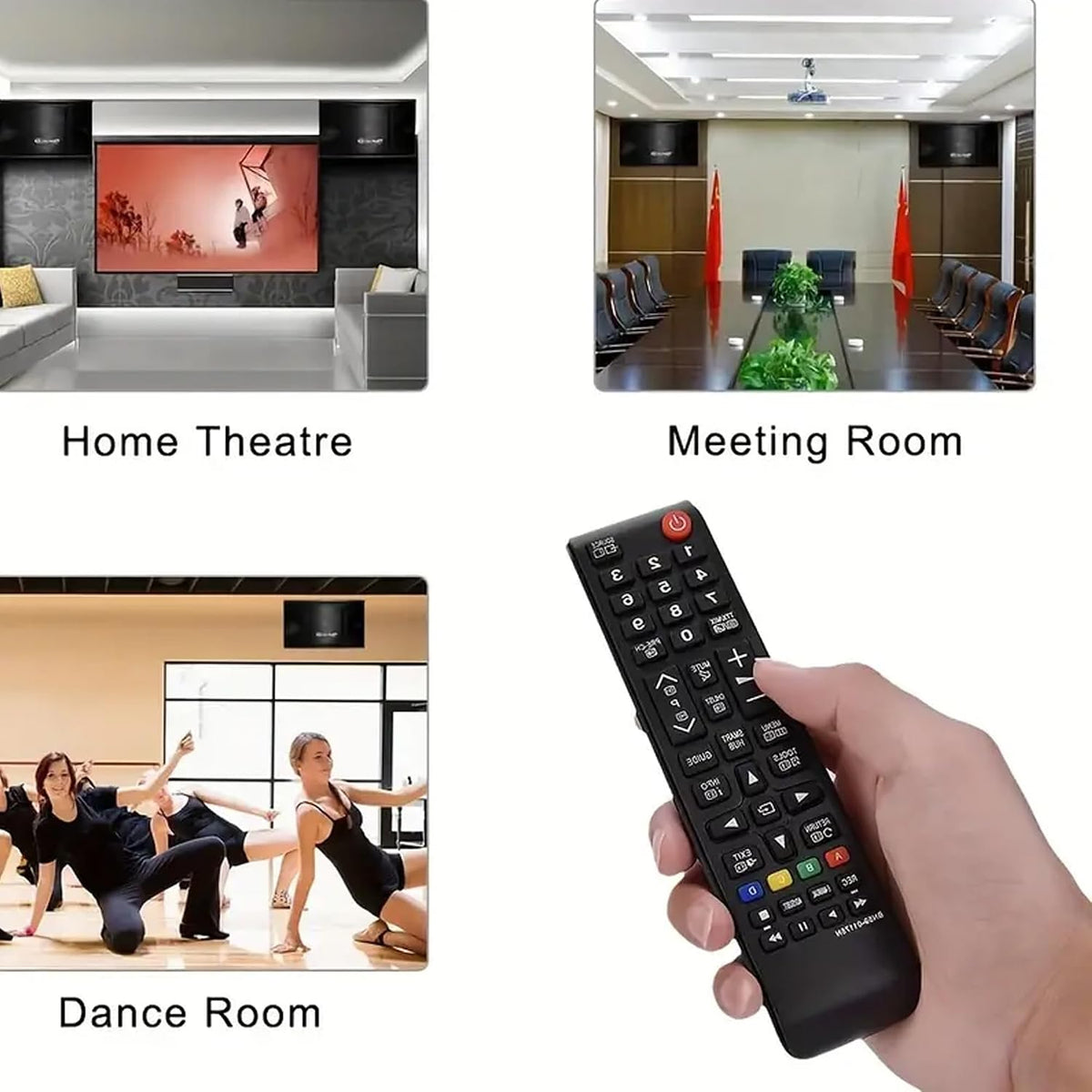 BN59-01175N Universal Remote Control for Smart LCD LED TV Black