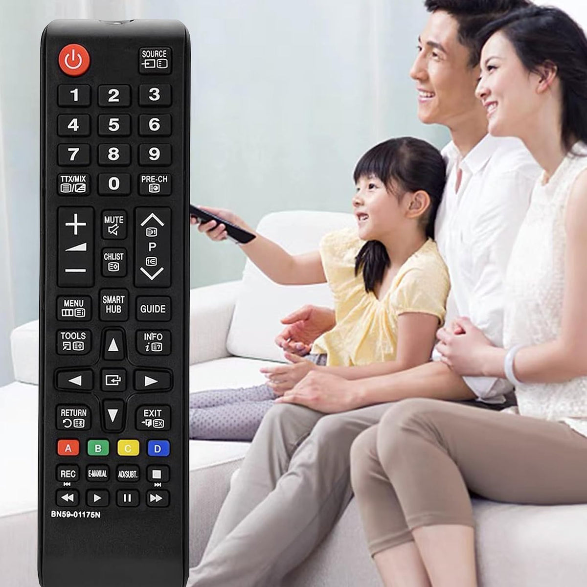 BN59-01175N Universal Remote Control for Smart LCD LED TV Black