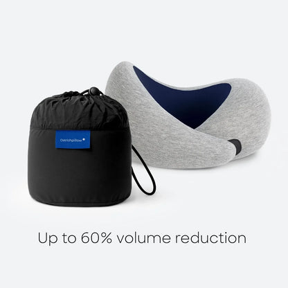 Ostrichpillow Go Neck Pillow: Premium Memory Foam Airplane Travel Pillow - Gomix Brands Outlet