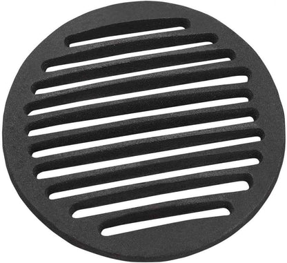 KOTARBAU Cast Iron Fireplace Grate 19 cm Diameter Round Grey