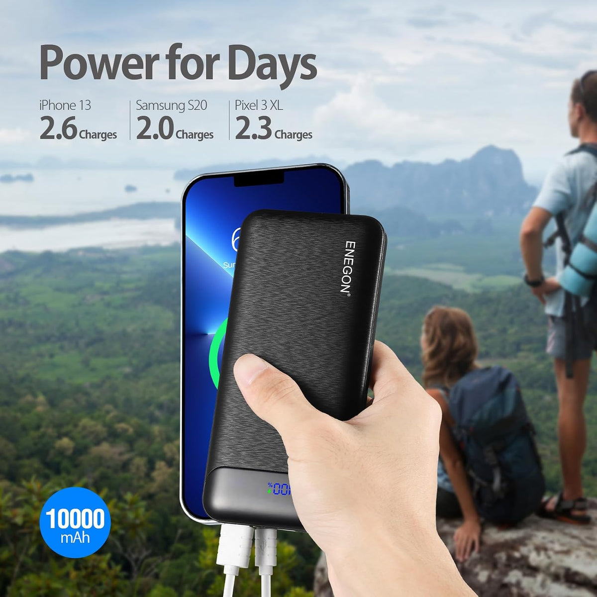 ENEGON HYG039 10000mAh Portable Power Bank Charger