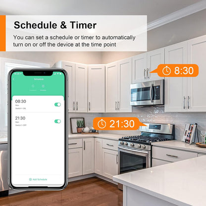 ANTELA Smart Plug Duo Energy Monitoring with Alexa & Google