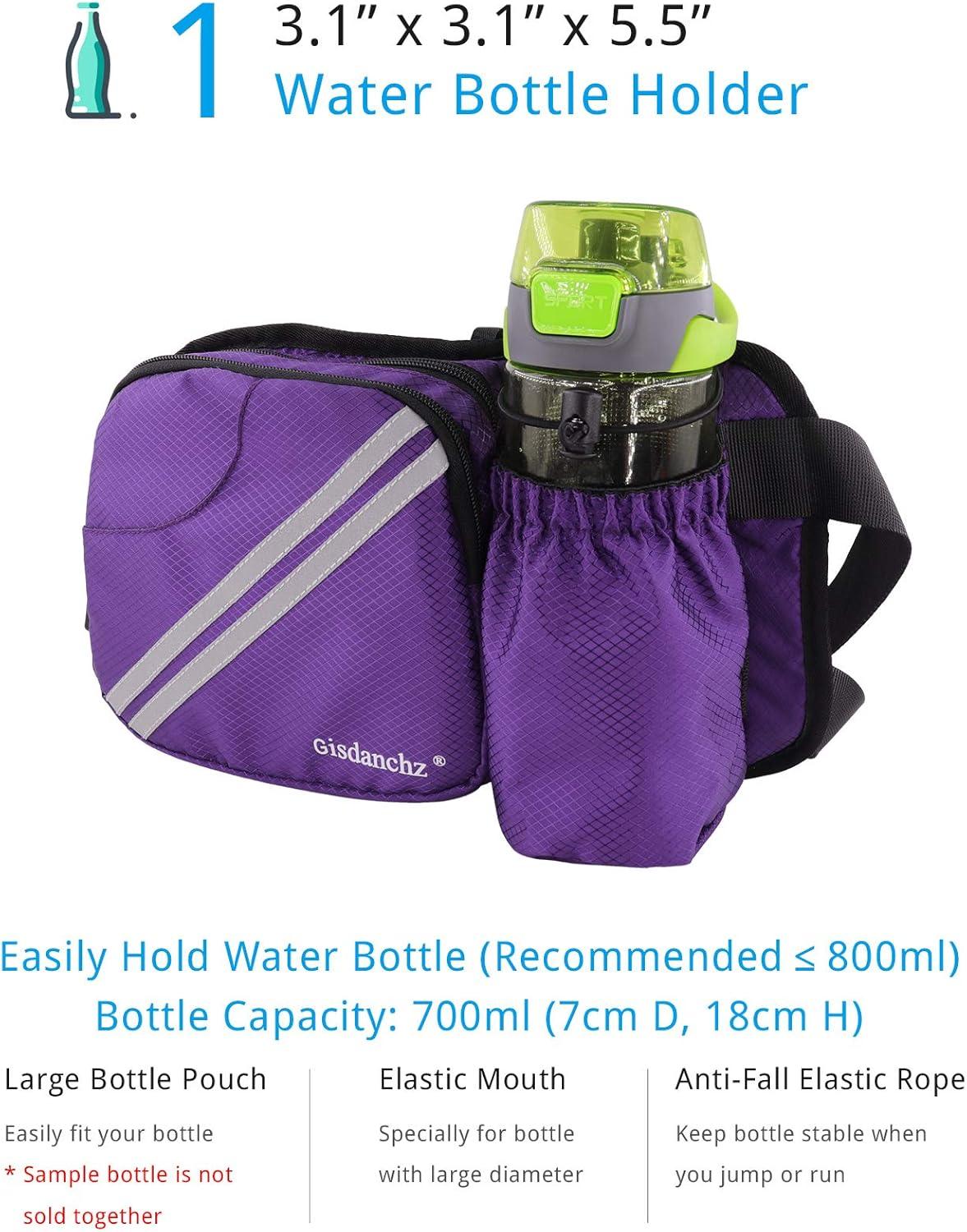 Gisdanchz Waterproof Hip Pack with Bottle Holder and Multiple Pockets - Gomix Brands Outlet
