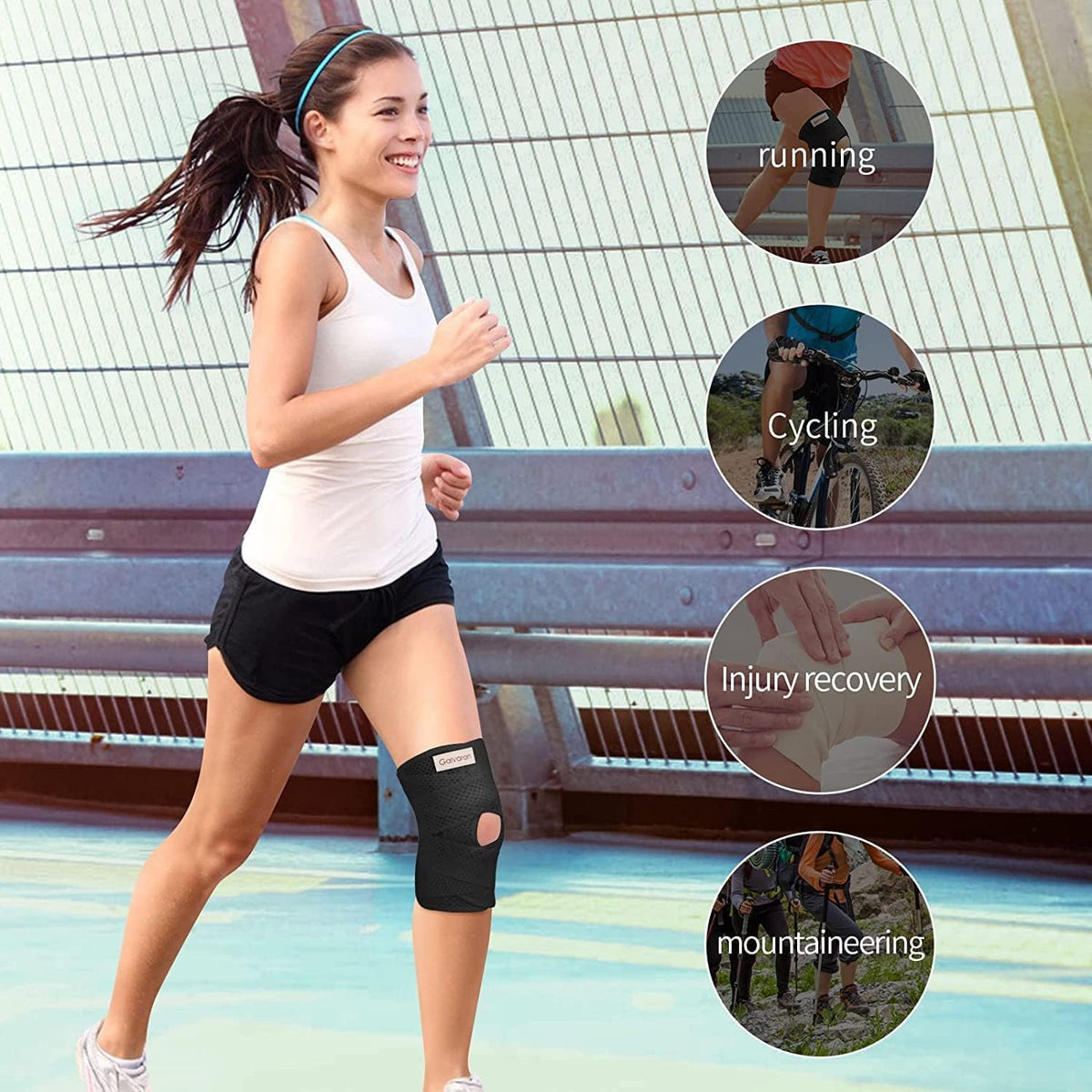 Sports Compression Knee Sleeve for Men & Women