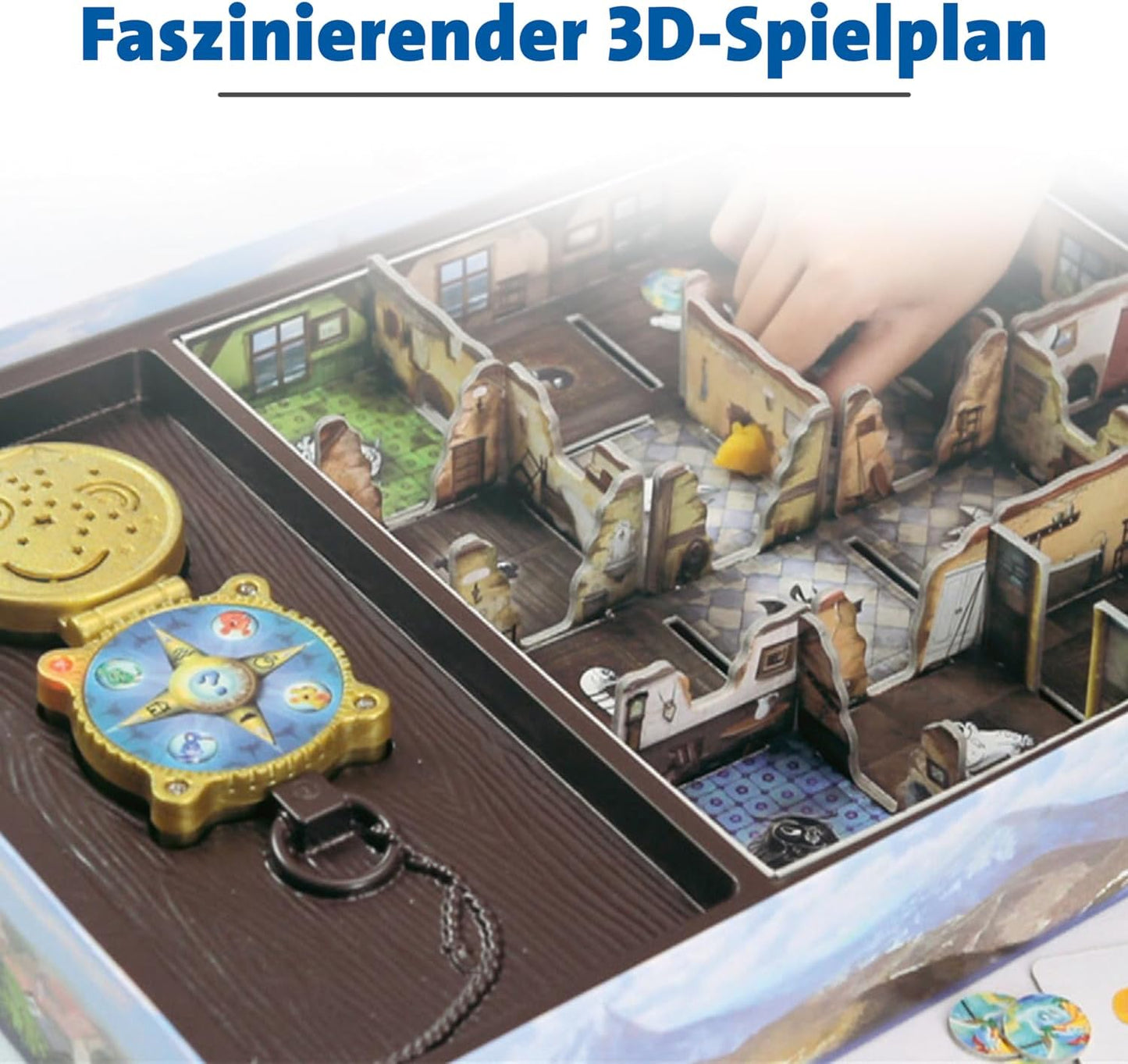 Ravensburger Get Hubi Board Game – Family Strategy Adventure for Kids