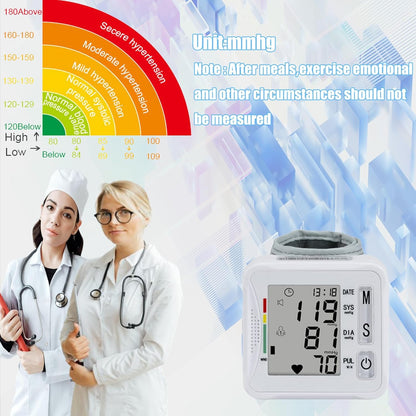 TOPBOMED Wrist Blood Pressure Monitor with Carrying Case