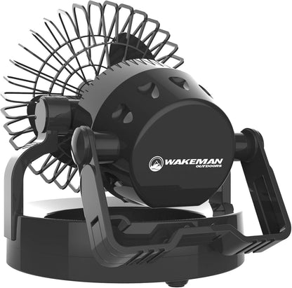 Portable LED Lantern with Fan: 2-in-1 Battery Powered Light and Cooling