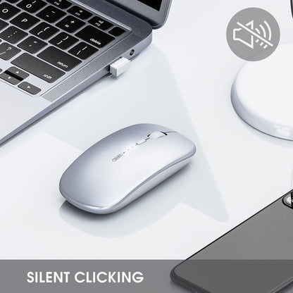 Inphic P-M1 Rechargeable Silent Click Wireless USB Mouse