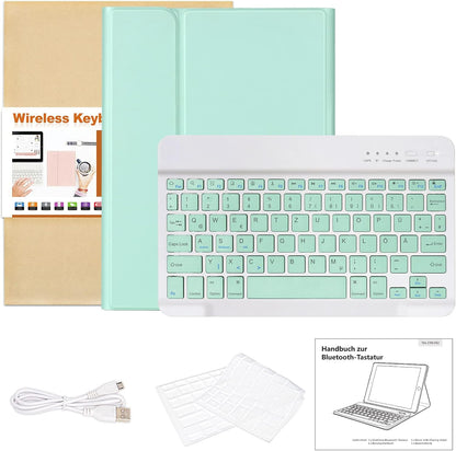 BAIBAO Keyboard Case for iPad Magnetic Detachable Bluetooth (German Version)