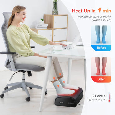Ergonomic Heated Foot Rest