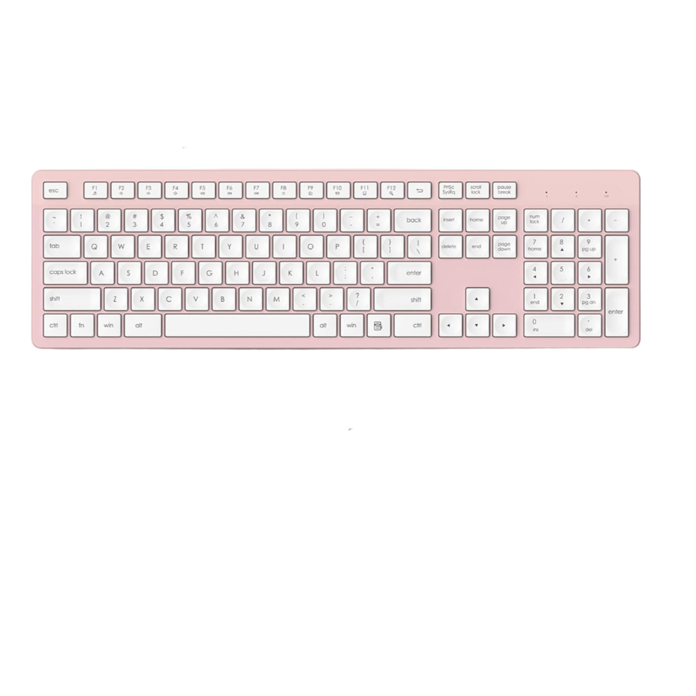 LeadsaiL Pink Wireless Keyboard Silent Mouse Combo with Foldable Stand