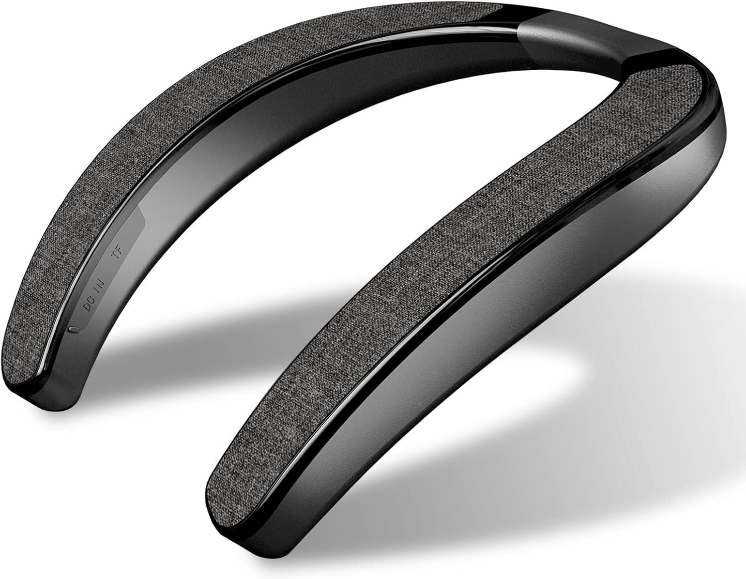 Smalody Neckband Bluetooth Speaker with Mic and 3D Surround Sound - Gomix Brands Outlet