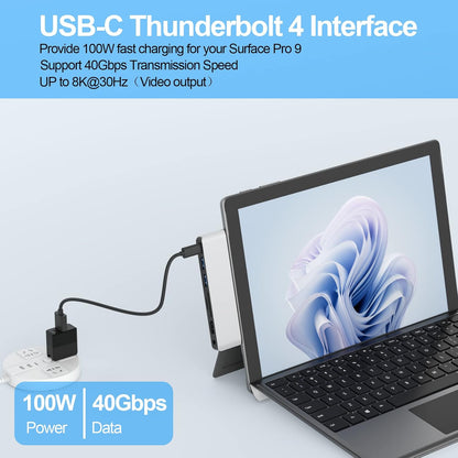 Rytaki Pro 7-in-2 Hub for Surface Pro 11/10/9/X