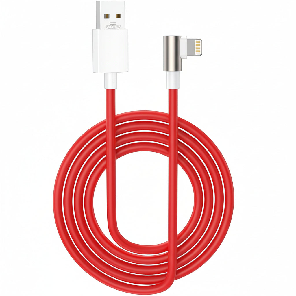 COOYA Right-Angle 8A USB-A to USB-C Cable 6.6ft for OnePlus/Samsung