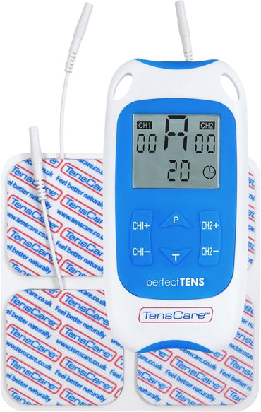 TensCare Perfect TENS Pain Relief Machine – Portable Electrical Stimulation Device