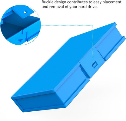 Inateck 3.5" HDD Protective Case – Shockproof Dustproof Anti-Static 6-Pack Colors