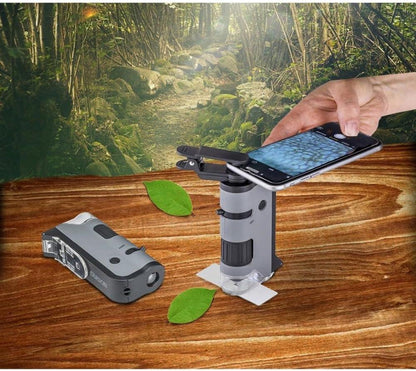 Carson MicroFlip 100x-250x Pocket Microscope with Smartphone Adapter - Gomix Brands Outlet