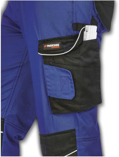 Generisch Parkside Men's Work Dungarees – Water‑Repellent, Tool Pockets, Knee Reinforcement