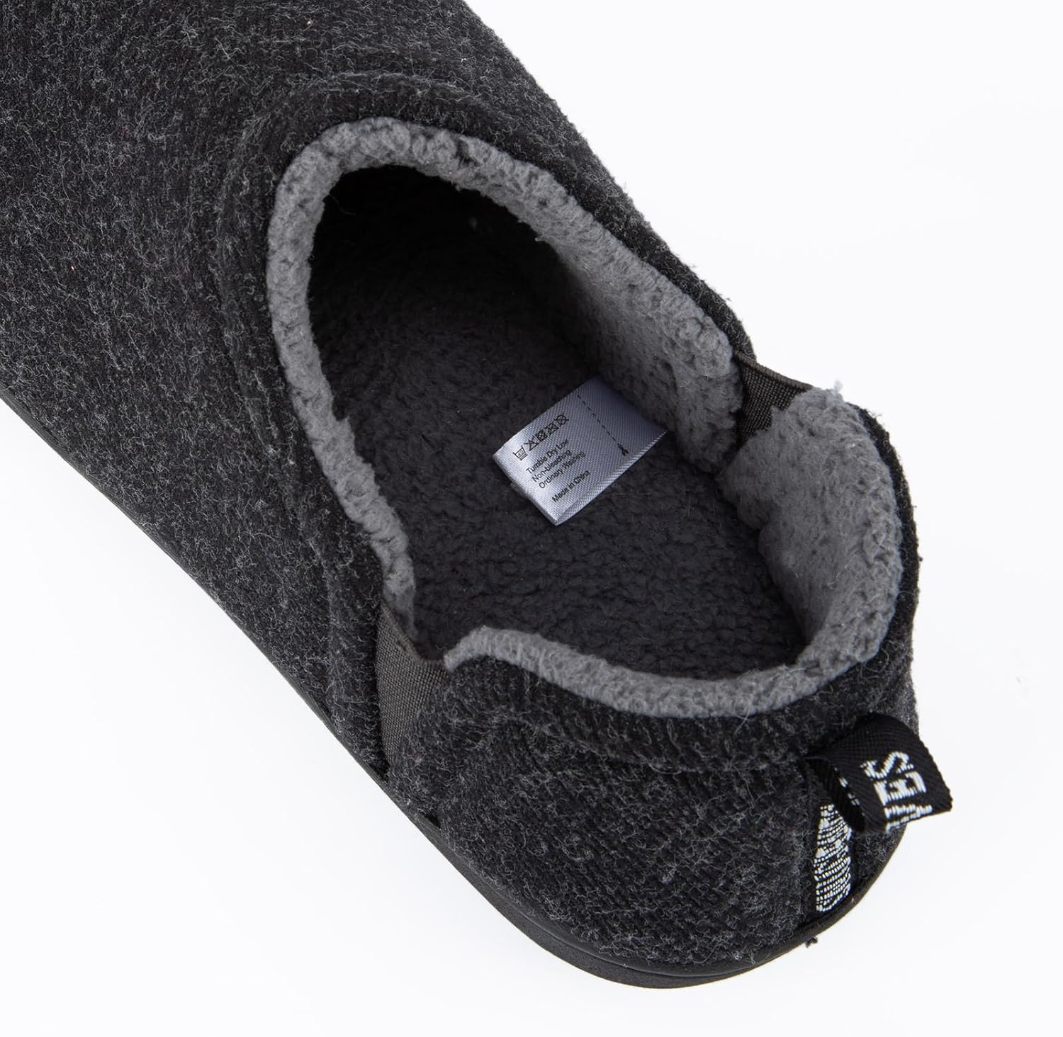 Snug Leaves Men's Fuzzy Wool Felt Memory Foam Slippers with Non-Slip Sole