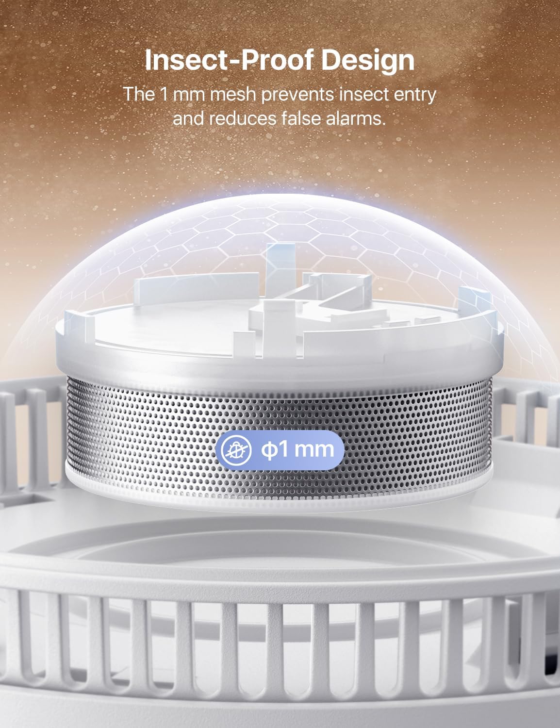 X-Sense SD11 10-Year Battery Smoke Alarm with LED Indicator