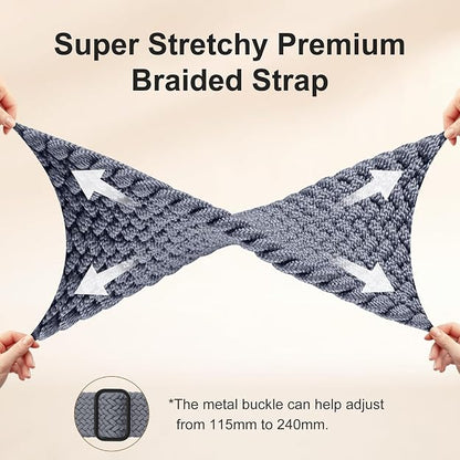 Maledan Braided Stretchy Band for Fitbit Versa 3