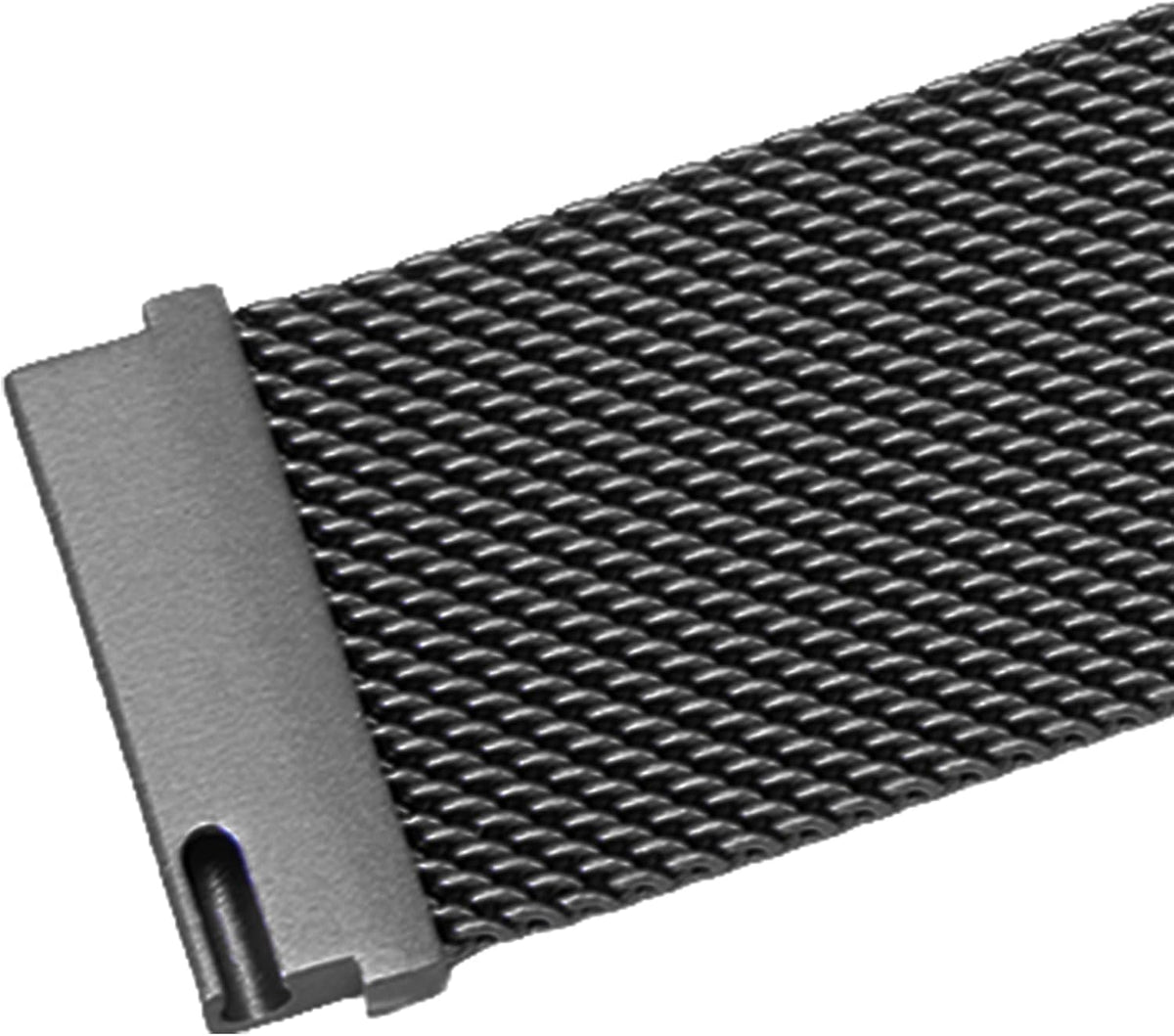 Jectse 20mm Metal Mesh Watch Band for Vivoactive HR Black