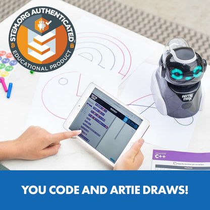 Artie Max Coding Robot Drawing Toy for Kids Ages 8-12