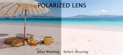 Long Keeper Polarized UV400 Wrap‑Around Sports Sunglasses for Men Women