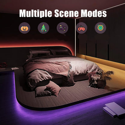 Diyife LED Strip 3 m 90 LEDs Remote & App Control RGB Bluetooth Music Sync Timer Indoor