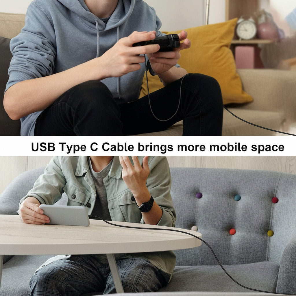 Ploiwue USB-A to USB-C Braided Charger Cable